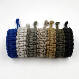 Pulsera de Paracord Ajustable Verde – 550