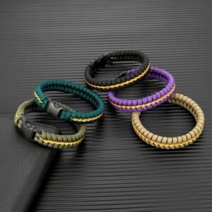 Pulsera de Paracord Creativa Azul – MKENDN