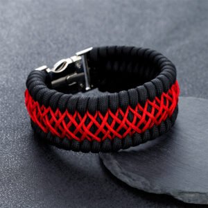 Pulsera de Paracord Azul – Supervivencia 7 Nucleos