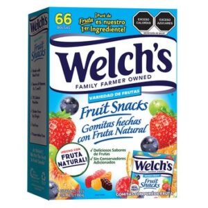 Welch’s Gomitas Hechas con Fruta Natural 66 pzas de 22.7 g