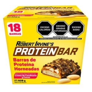 Chef Robert Irvine’s Barras de Proteína Horneadas 18 pzas de 46 g