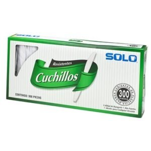Solo Cuchillos de plástico 300 piezas