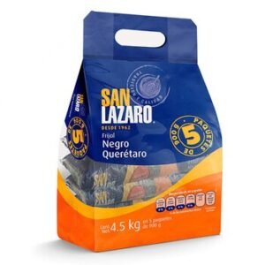 San Lazaro Frijol Negro Querétaro 5 pzas de 900 g
