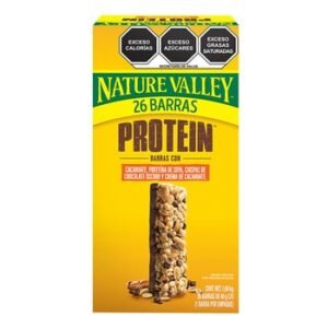 Nature Valley Barras de Proteína Sabor Chocolate con Crema de Cacahuate 26 pzas de 40 g