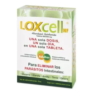 Loxcell NF 3 pzas con 1 Tableta