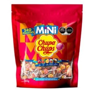 Chupa Chups Minis Paletas de Caramelo 240 pzas de 6 g