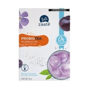 Zaaté Té Verde Kombucha Violetas Acai y Chía sin Azúcar 700 g