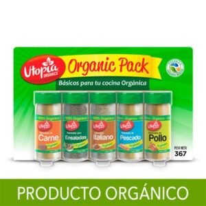 Utopia Juego de Sazonadores Órganicos 5 pzas