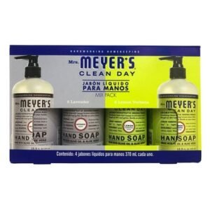 Mrs. Meyers Jabón Líquido para Manos con Aceites Esenciales 4 piezas