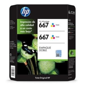 HP667 Cartucho de Tinta Tricolor