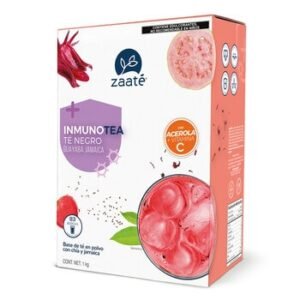 Zaaté Inmuno Tea Té Negro Guayaba Jamaica con Vitamina C y Acerola 1 kg