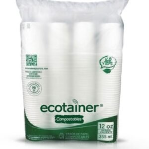 Ecotainer Vasos 160 pzas de 355 ml