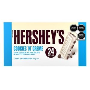 Hershey’s Cookies N’ Creme 24 pzas de 27 g