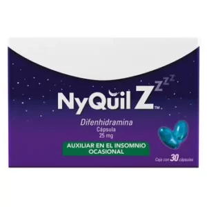 NyQuil Z 2 cajas con 30 cápsulas c/u