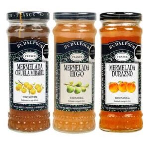 Mermelada St Dalfour Paquete Surtido Sabor Ciruela Mirabel, Higo y Durazno 3 pzas de 284 g