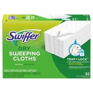 Swiffer Sweeper Multi-Superficie Repuestos para Barrer en Seco 52 Unidades