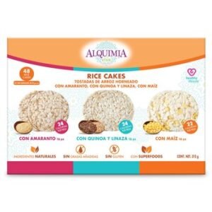 Alquimia Viva Surtido de Tostadas de Arroz Horneado 24 pzas de 13 g