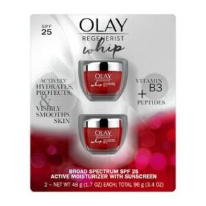 Olay Regenerist Whip Crema Hidratante Facial  2 pzas de 48 g