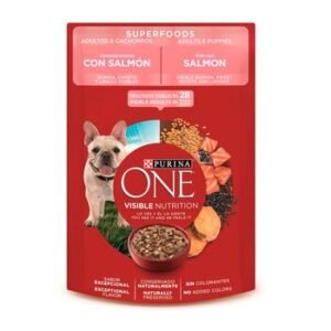Purina One Alimento Húmedo Sabor Salmon 24 pzas de 85 g