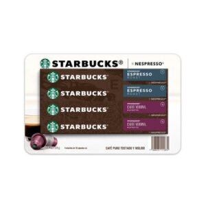 Starbucks Cápsulas Nespresso, Café Espresso Roast y Verona