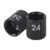 DADO DE IMPACTO DE 24 MM, 6 PUNTAS, CUADRO 1/2′, T (Truper)