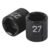 DADO DE IMPACTO DE 27 MM, 6 PUNTAS, CUADRO 1/2′, T (Truper)