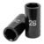 DADO LARGO IMPACTO DE 26 MM, 6 PUNTAS, CUADRO 1/2′ (Truper)