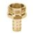 CONECTOR SENCILLO DE ALUMINIO 1/2′, MACHO (Truper)