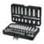 JUEGO DE 45 HERRAMIENTAS CUADRO 3/8′ STD Y MM PARA (Truper)