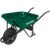 CARRETILLA VERDE 5 FT, ANGOSTA, LLANTA IMPONCHABLE (Truper)