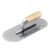 LLANA CANTO REDONDO 12′ X 5′ CON MANGO DE MADERA, (Truper)