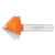BROCA PARA ROUTER, CORTE EN ‘V’, 1/4′ (Truper)