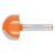 BROCA PARA ROUTER, MEDIA CAÑA, 1′ (Truper)