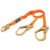 CABLE DE PROTECCIÓN CON 2 GANCHOS, 1.8 M, CERTIFIC (Truper)