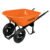 CARRETILLA 8 FT3 CONCHA METALICA DOBLE LLANTA NEUM (Truper)
