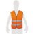 CHALECO SEGURIDAD DE TELA, NARANJA (Truper)
