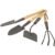 JGO DE HERRAMIENTAS D/JARDIN 4 PZS LARGO (Truper)