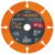DISCO DE DIAMANTE, 4-1/2′ CORTE METAL (Truper)