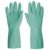 GUANTES LIMPIEZA, NITRILO VERDE,MEDIANOS (Truper)