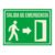 LETRERO DE SEÑALIZACIÓN ‘SALIDA DE EMERGENCIA’, 21 (Truper)