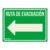 LETRERO DE SEÑALIZACIÓN ‘RUTA EVACUACIÓN IZQUIERDA (Truper)