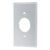 PLACA DE ACERO INOXIDABLE PARA CONTACTO SENCILLO, (Truper)