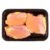 Muslo de pollo sin piel por kg peso por charola 600 g 3 a 4 piezas
