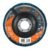 DISCO LAMINADO 4-1/2″ GRANO 40 CENTRO 7/8″ TRUPER