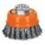 CARDA 3″ALAMBRE TRENZADO FINO, EJE 5/8″ – 11, TRUPER