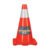 CONO DE PRECAUCION DE 45CM DE PVC CON REFLEJANTE TRUPER