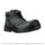 BOTA DE PIEL NEGRA CON CASQUILLO # 26 PRETUL