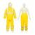 CONJUNTO IMPERMEABLE DOBLE CAPA AMARILLO REFLEJANTE, MEDIANO