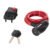 CANDADO DE CABLE CON LLAVE HERMEX