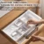 Contenedor de Almacenamiento Telescu00f3pico de Plu00e1stico, Apilable, Ajustable, Organizador de Cajones Extrau00edble